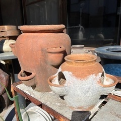 ストロベリーポット　中古　大小の２個セット