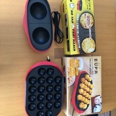 （決まりました）たこ焼き器、ボムたこ焼き器のセット