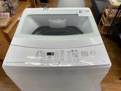 I312 ? NITORI 洗濯機 （6.0㎏）★ 2019年製 ⭐動作確認済⭐クリーニング済