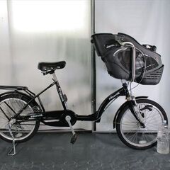C516★\19800★ 整備済み　中古子乗せ自転車 ブラック　...