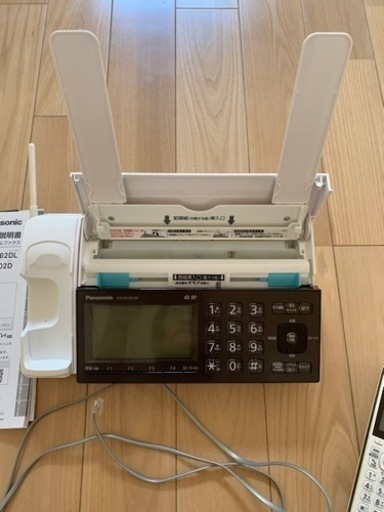 【中古】ファックス付き電話　おたっくすKX-PD102-W