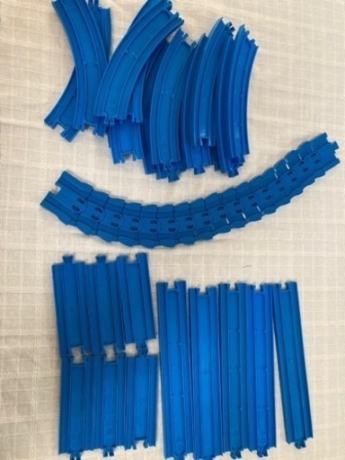 プラレール線路72本と情景部品