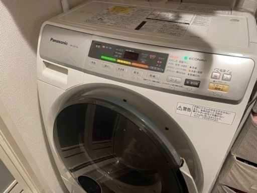 コンパクトドラム式洗濯機 Panasonic NA-VD110L-W