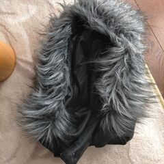 ダウンジャケット　Mサイズ　もこもこフード付きの画像