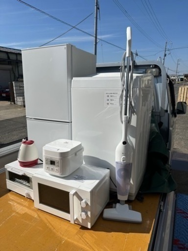 ひとり暮らし家電7点セット　ニトリ2020年