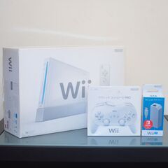 Wii 本体 ＋ おまけ（クラシックコントローラ / LANアダ...