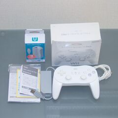 Wii 本体 ＋ おまけ（クラシックコントローラ / LANアダプター） の画像
