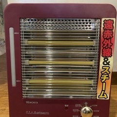 電気ストーブ（加湿器付き）