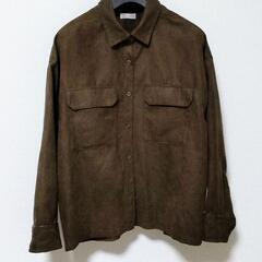 ★お好きなもの３点選べます★LOWRYS FARM レディース ベロア パイピング ロング シャツの画像