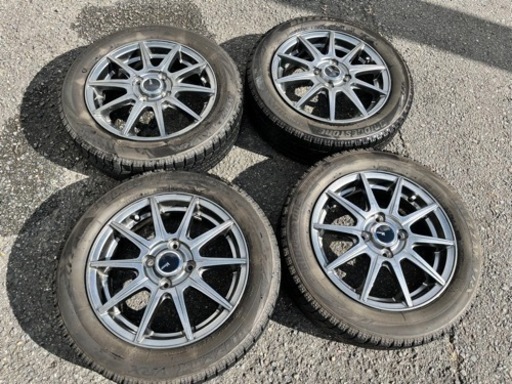 スタッドレスタイヤホイール ブリジストン VRX 155/65R14 4本セット