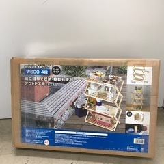 K2302-169 コーナン 折りたたみ式 木製ラック W600...