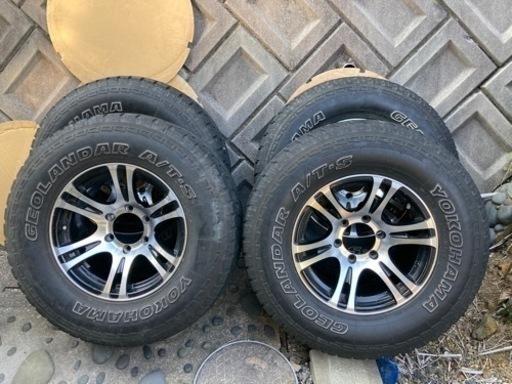 タイヤホイールセット　プラド95 265 16
