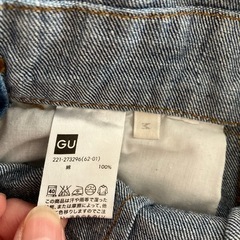 ★【お取引決定】GU  デニムオーバーオール Mサイズの画像
