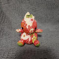 ちりめんうさぎ　ぬいぐるみ100円