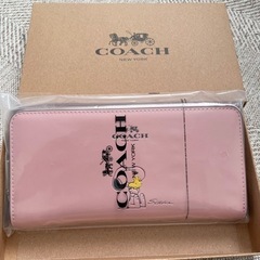 コーチスヌーピー財布の画像