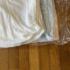 掛布団　襟カバー　タオル地の画像
