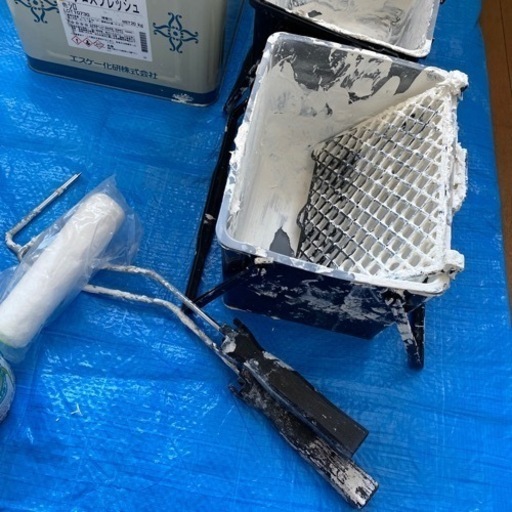 【DIY】白い塗料、使用後一式