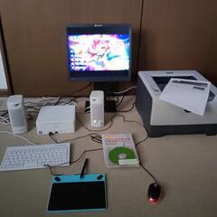 今だけ値下げ★超小型デスクトップPCとwacomタブレット・漫画...