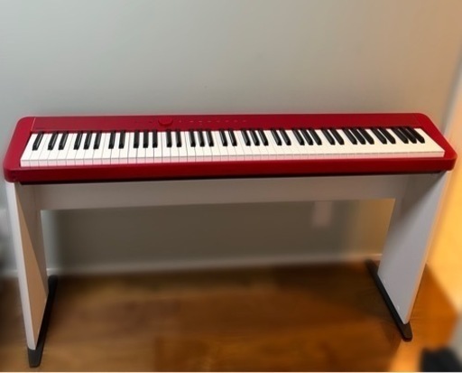CASIO Privia 電子ピアノ 88鍵盤 レッド＆専用スタンド