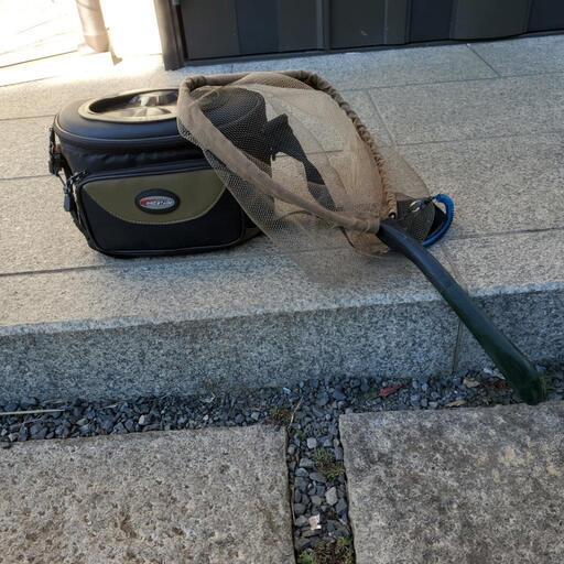 【値下げしました。】渓流釣りビクとタモ網