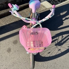 【東京神奈川送料無料】自転車16インチ女の子用ディズニープリンセスの画像