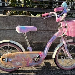 ディズニー プリンセス 自転車の中古が安い！激安で譲ります