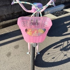 【東京神奈川送料無料】自転車16インチ女の子用ディズニープリンセスの画像