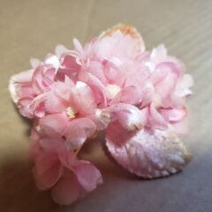 コサージュ　ピンク系　昭和　レトロ　物々交換も可