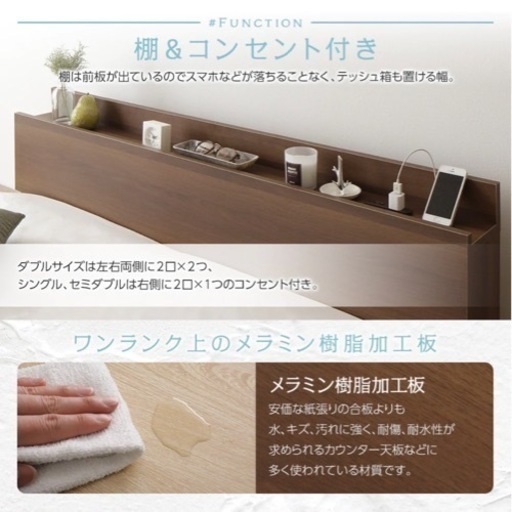 ダブルベットフレームのみ