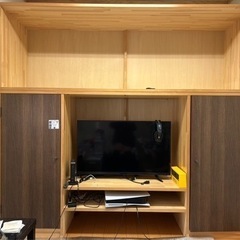棚、テレビ棚＋クローゼット