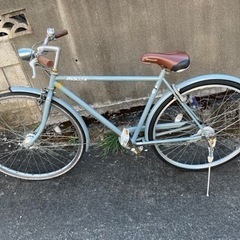街乗り自転車 ブルー