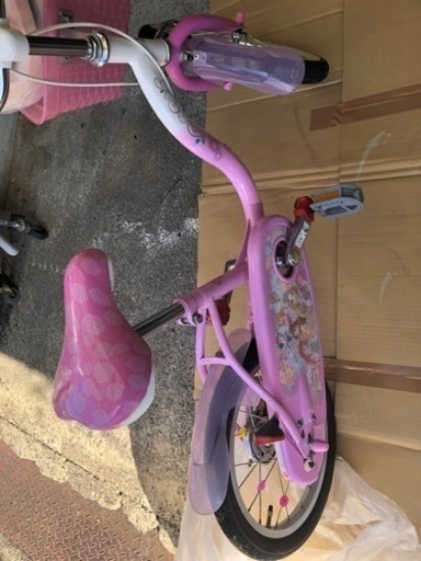 (売却済み)    デｨズニープリンセス　　16インチ　女子自転車　(美品)