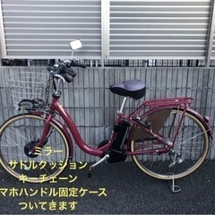 電動自転車 フロンティアDX26インチ3段変速  ウーバー配達 フル装備付属可能の画像