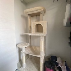 お話し中！🤍値下げしました🤍キャットタワー、ベージュ