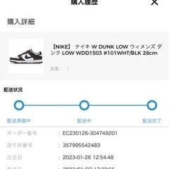 NIKEパンダダンクの画像