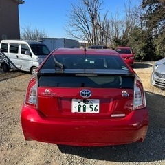トヨタプリウス平成24年車  Sグレード　83,000KM 車検5年／9月の画像