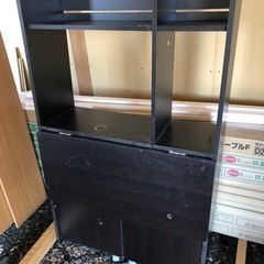 学習机　こげ茶色