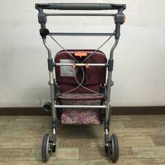 🔷🔶🔷ut7/26　幸和製作所　TacaoF　テイコブ　カゴノアM　SLM05　レッド　シルバーカー　手押し車　中古品　歩行補助🔷🔶🔷の画像
