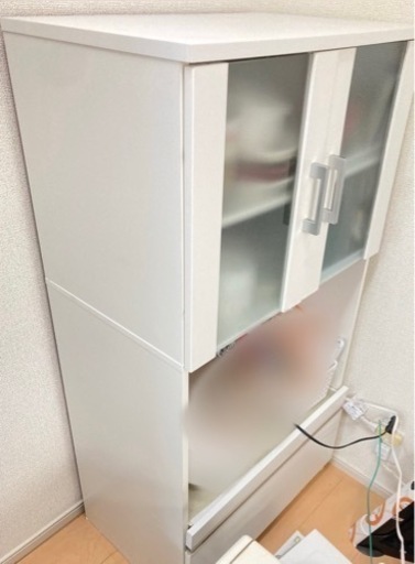 【〜2/14まで】ニトリ　レール台付き食器棚