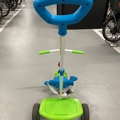 【引取り限定】押し手棒付き三輪車（説明書、付属品あり）の画像