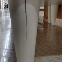 ★週末限定お値引き★  チェスト 白 H122×D39×W60 クリーニング済み TJ003の画像