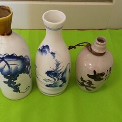 陶器　徳利の3本セット　①　