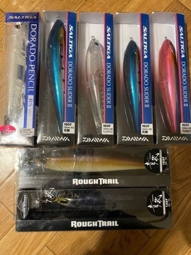 ソルティ引き取り限定　ガ　ドラドスライダー 2 ペンシル　ロックショア　ラフトレイル　青政