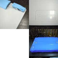 ③クリップボード スマートバリュー 70枚セット A4 タテ グレー×ライトブルー 折りたたみコンテナ50L付き 事務用品 まとめて ☆ 札幌市 北区 屯田 の画像