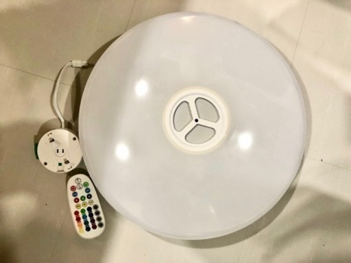 【最終値下げ】LED照明⭐️スピーカー付きBluetooth(スマホから音楽流せます)