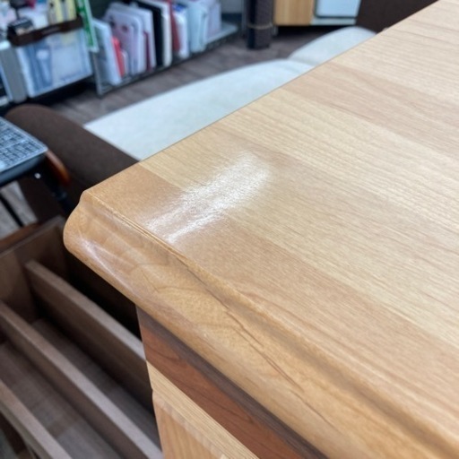 大川家具（立義） 無垢材 引き出し付き シューズボックス 下駄箱 パステル 傘立て付き