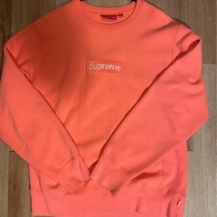 supreme Boxロゴ 本田翼 ピンク スウェットシャツ 希少