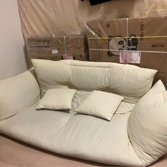 【先着順！お譲りします】ローソファ　2人掛けの画像