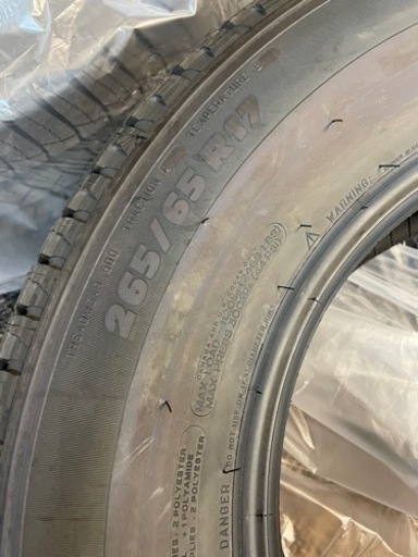 ランクルプラド　ミシュラン　265/65r17 MICHELIN LATITUDE TOUR