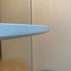 丸テーブル　ホワイトの画像